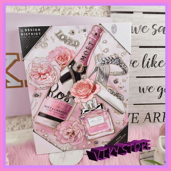 👗 Moët & Chandon Wall Art #z0972 - Champagne Luxury for Your Home 14" x 11"👗 - Picture 1 of 4